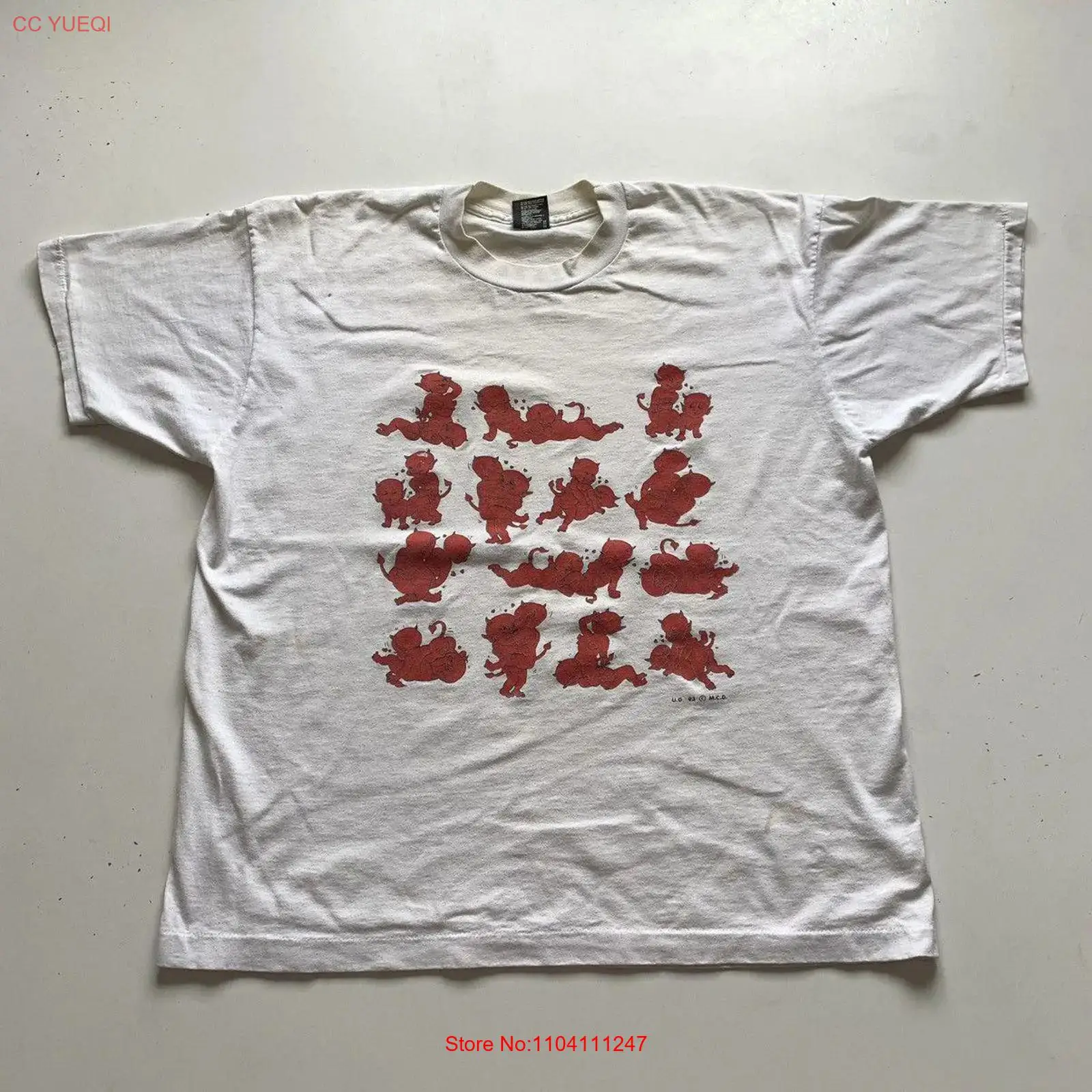 Vintage Fashion Victim Shirt - ヴィンテージ 1990年代 デビルセックス ファニーファッション ヴィクティム Tシャツ