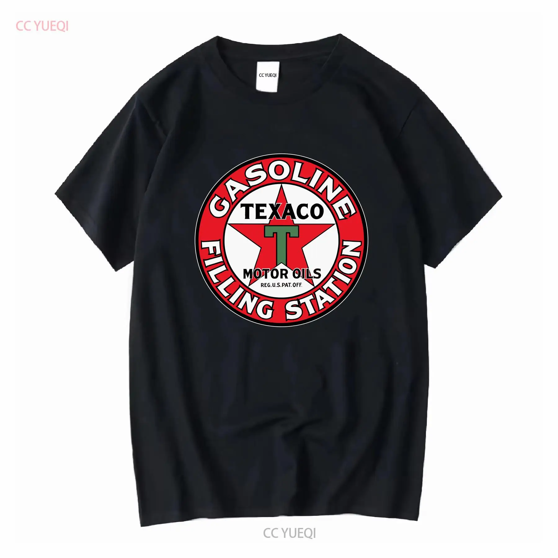 Vintage Fashion Logos - 新しいヴィンテージテキサコ石油会社ロゴユニセックス T シャツ面白い T シャツ USA
