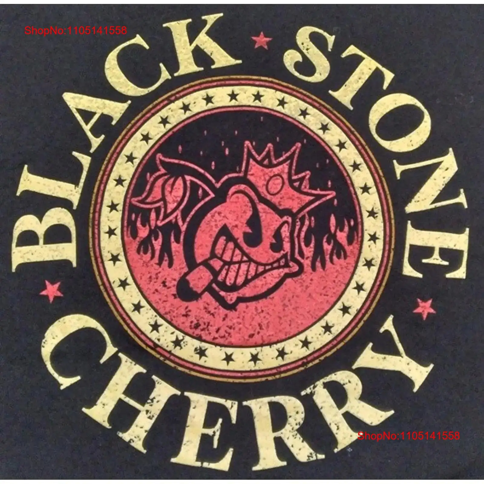 Vintage Fashion Logos - ブラックストーンチェリーバンド シガー喫煙ロゴ Tシャツ サイズXL XXL ヴィンテージ