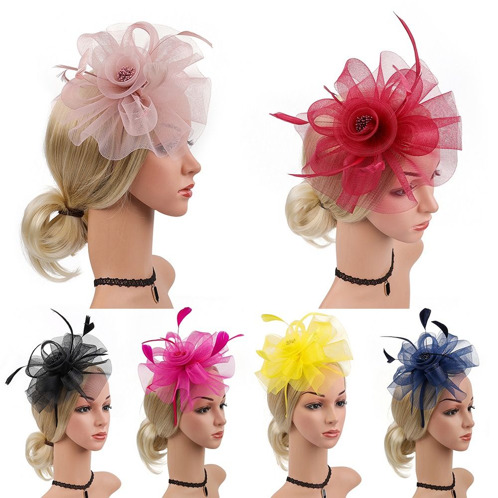女性のためのヴィンテージのファッションアクセサリー,メッシュ - Vintage Fashion Hats のレビューと価格