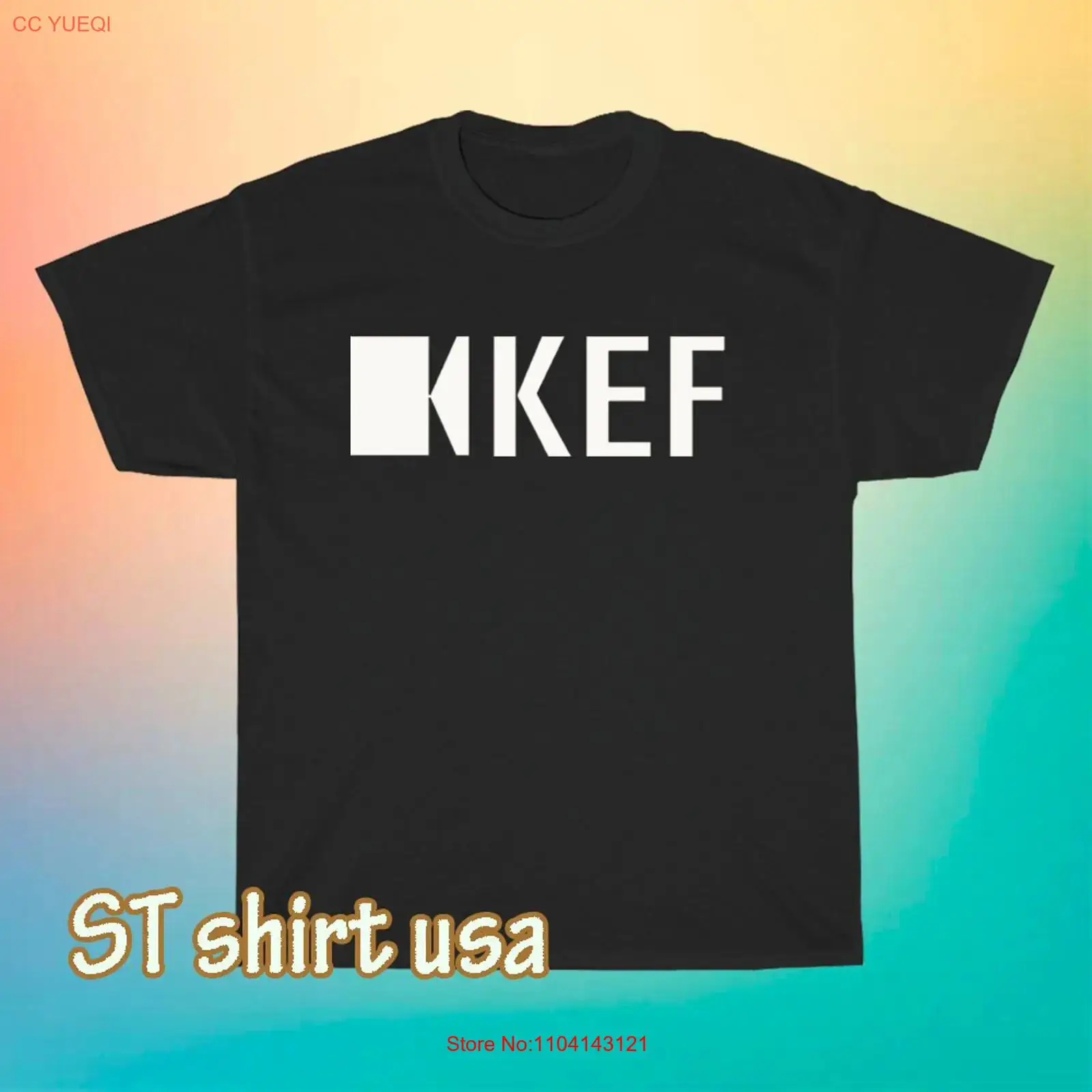 新しい KEF サブウーファー スピーカー ロゴ T シャツ - Vintage Fashion Logos のレビューと価格
