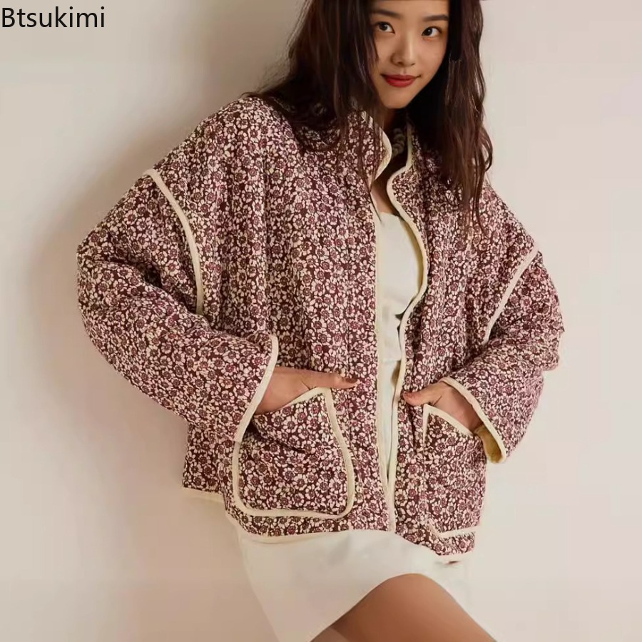 新しい 2026 秋の女性のファッションリバーシブルキルティ - Vintage Fashion Postcards のレビューと価格