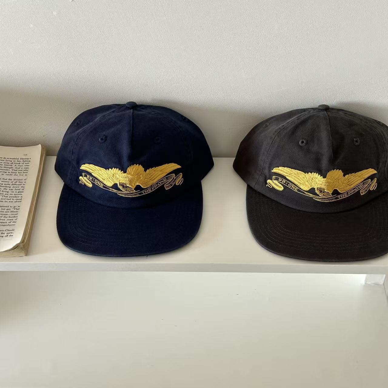 レトロアメリカン刺繍入りヘビーデューティーベースボールキャッ - Vintage Fashion Hats のレビューと価格