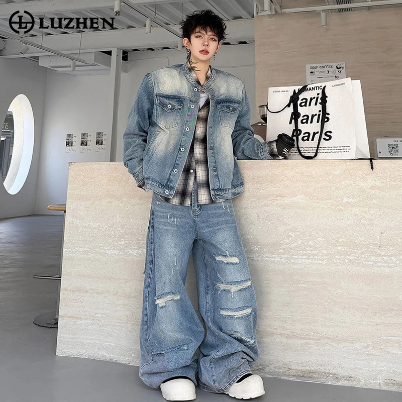 LUZHEN 2026 秋 ヴィンテージウォッシュデニム ツ - Vintage Fashion In 2026 のレビューと価格