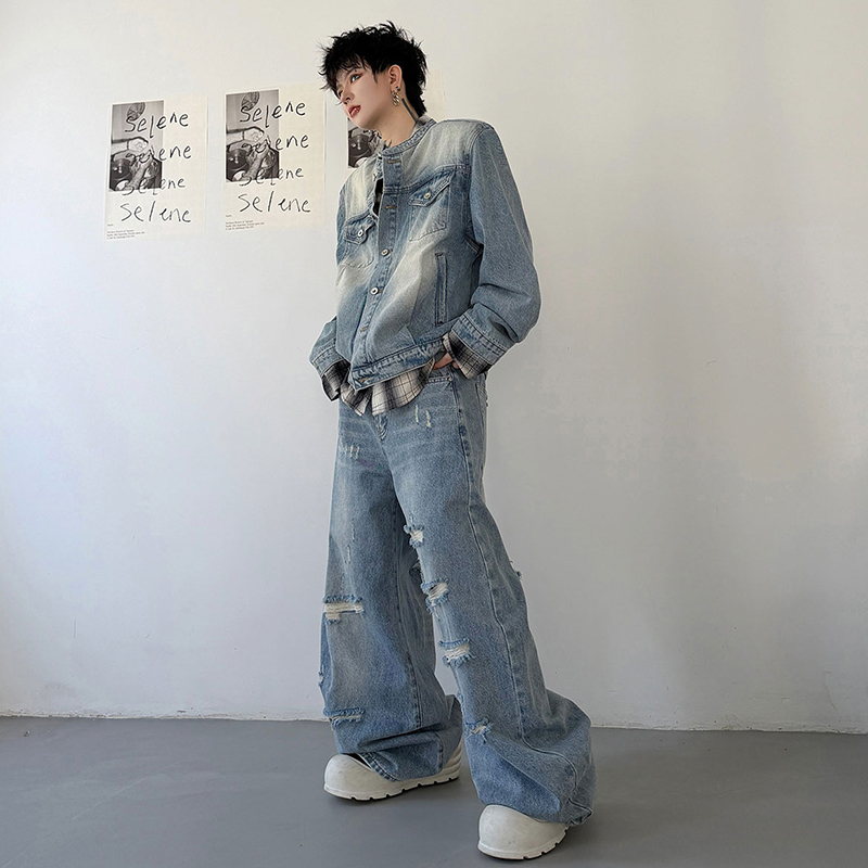 LUZHEN 2026 秋 ヴィンテージウォッシュデニム ツ - Vintage Fashion In 2026 のレビューと価格