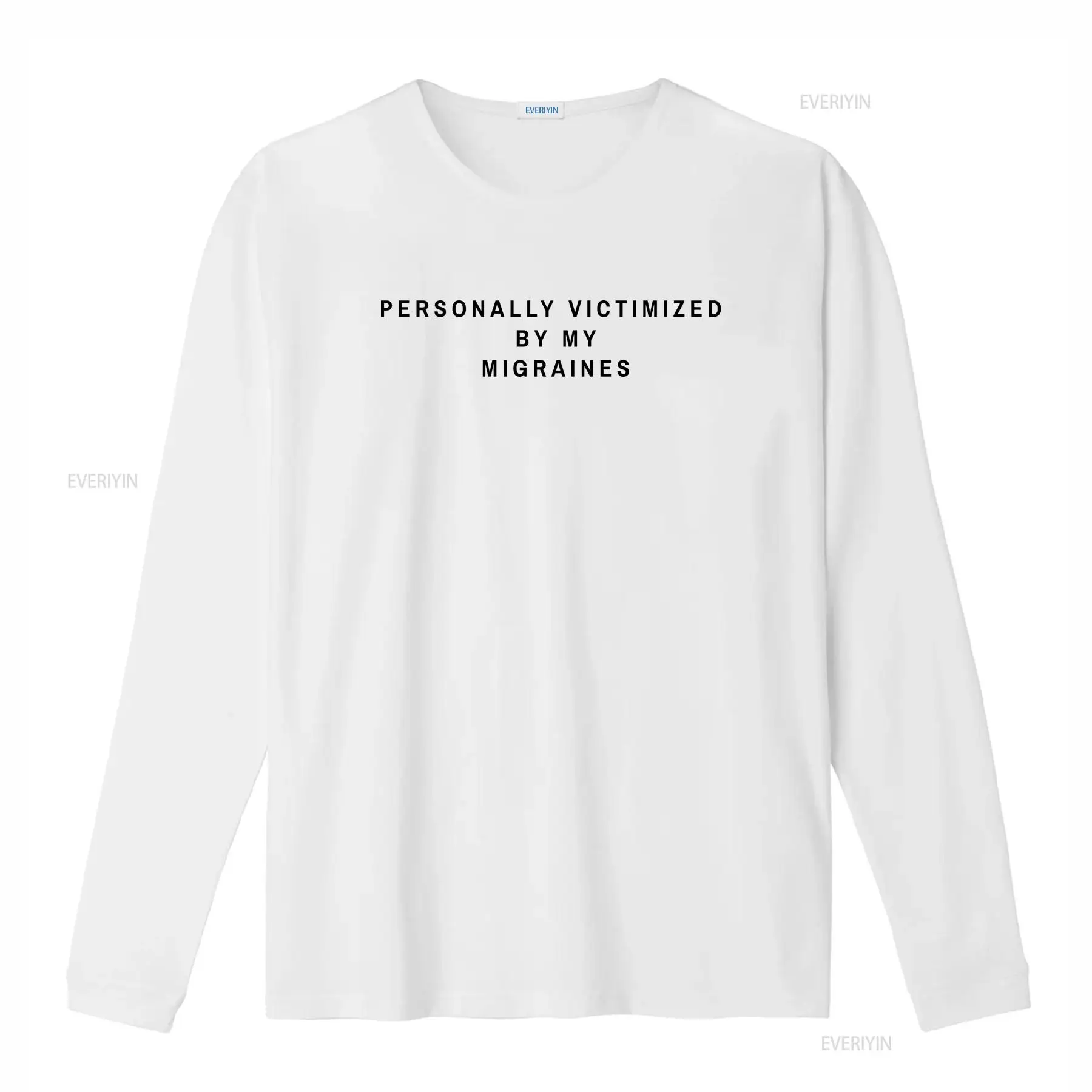 私の偏頭痛に個人的に影響を受けた経験があるというスローガンT - Vintage Fashion Victim Shirt のレビューと価格