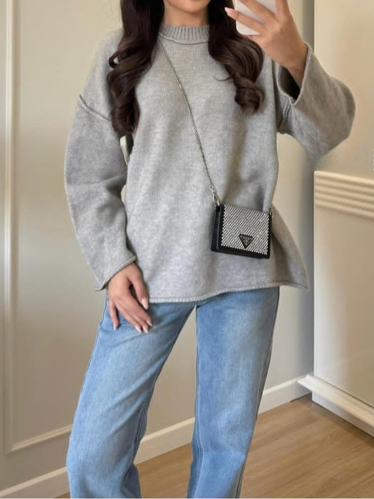 ニューヴィンテージ レディースセーター ブラック ランタンス - Vintage Fashion Old Money のレビューと価格