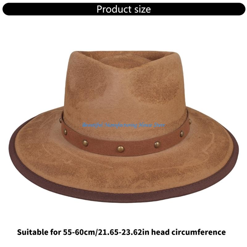 E56A ファッショナブルなウール フェドラハット ロールつ - Vintage Fashion Hats のレビューと価格