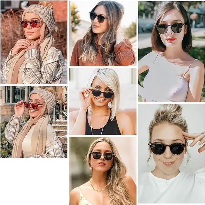 ヴィンテージファッションラウンドサングラス女性男性ブランドデ - Vintage Fashion Female のレビューと価格