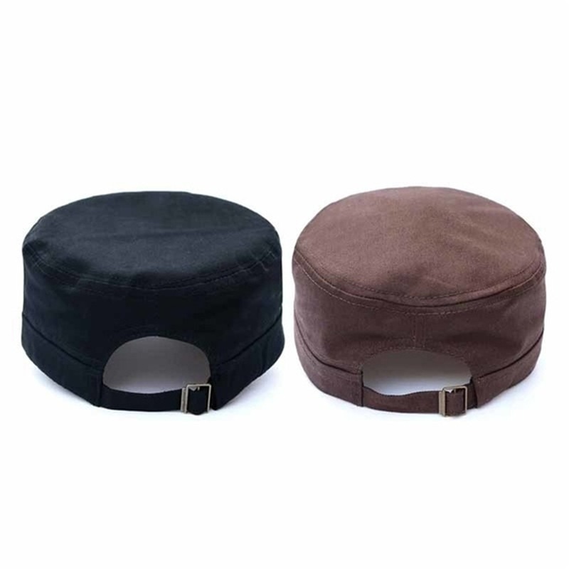 男女兼用5色展開、調節可能なクラシックスタイルの無地フラット - Vintage Fashion Hats のレビューと価格